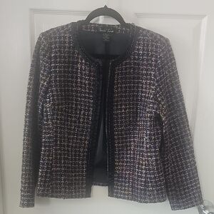 Brandon Thomas Multicolor Tweed Blazer